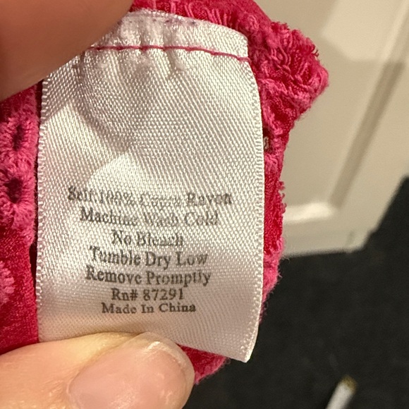 Johnny Was butterfly embroidered tunic top - Picture 8 of 8